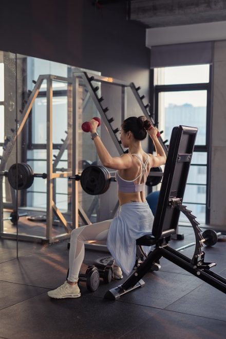 femme en train de faire du sport