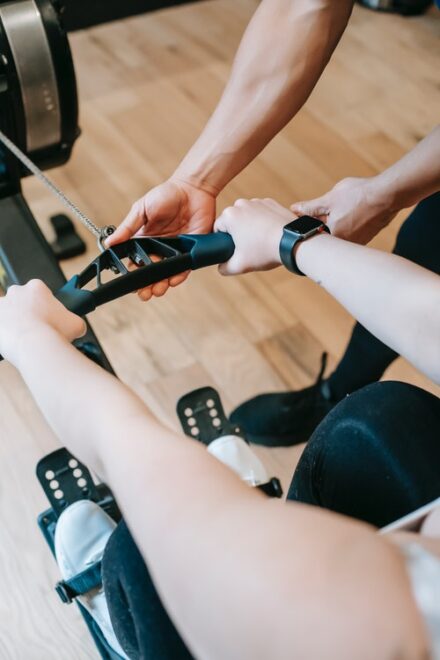 initiation au rameur en gym