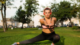 femme faisant du sport en plein air