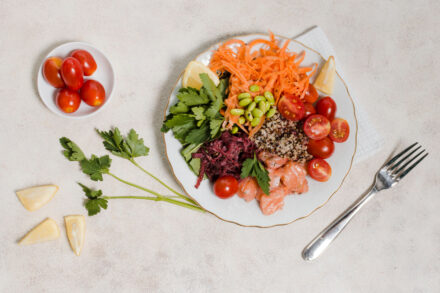 assiette vegan