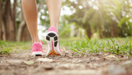 changement de saison et sport : course de type trial au printemps