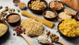 assortiment de sources de glucides